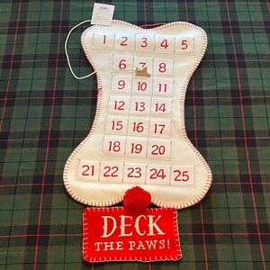 Pet Christmas Countdown Calendar NWT